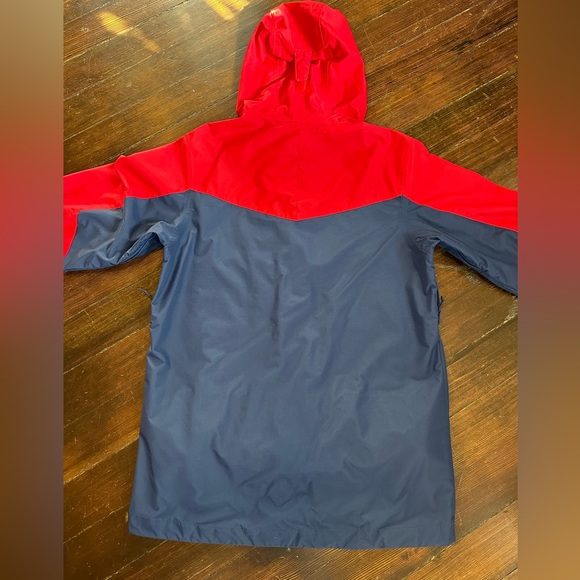 PRE-OWNED/LIKE NEW MENS COLUMBIA INTERCHANGE OMNI-TECH JACKET RED/BLUE MENS SML. - Picture 7 of 12